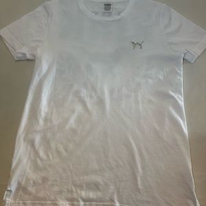 White Victoria Secret PINK t-shirt